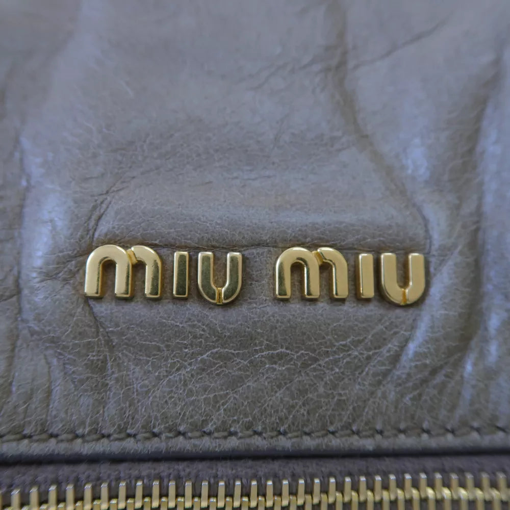 Miu Miu Vitello Lux Bow Veske