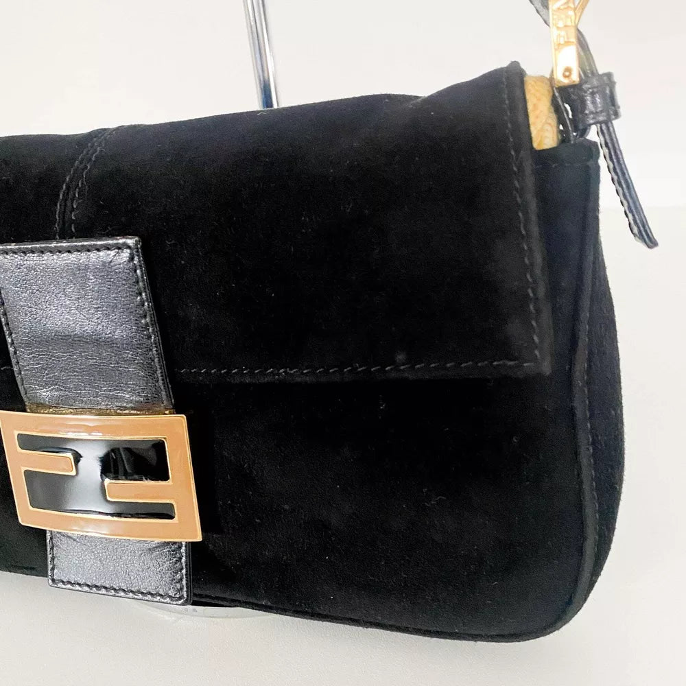 Fendi Suede Baguette